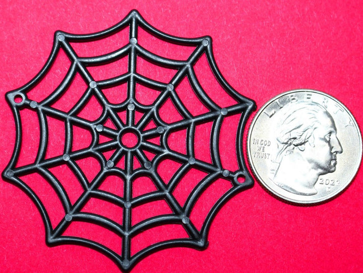 Plastic Halloween Spider Webs by GlitterLambs.com Glow In The Dark