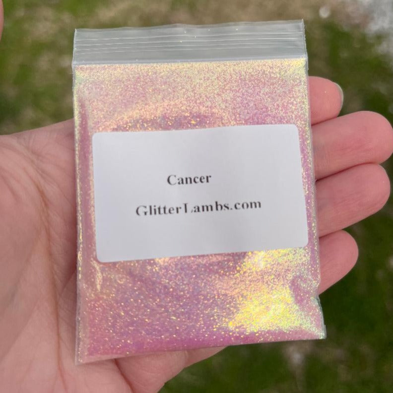 Cancer Glitter UV Color Changing by GlitterLambs.com