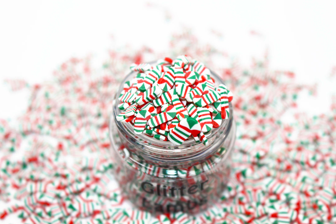 Candy Cane Kisses (5mm)