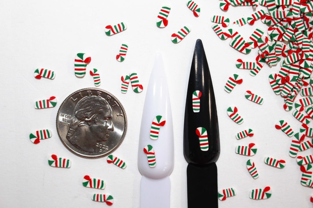 Candy Cane Kisses (5mm)