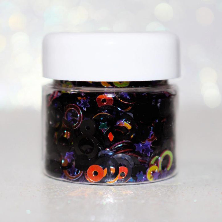Casting Spells Glitter. Great for crafts, resin, nails, etc. Jar is 15 mL. By GlitterLambs.com