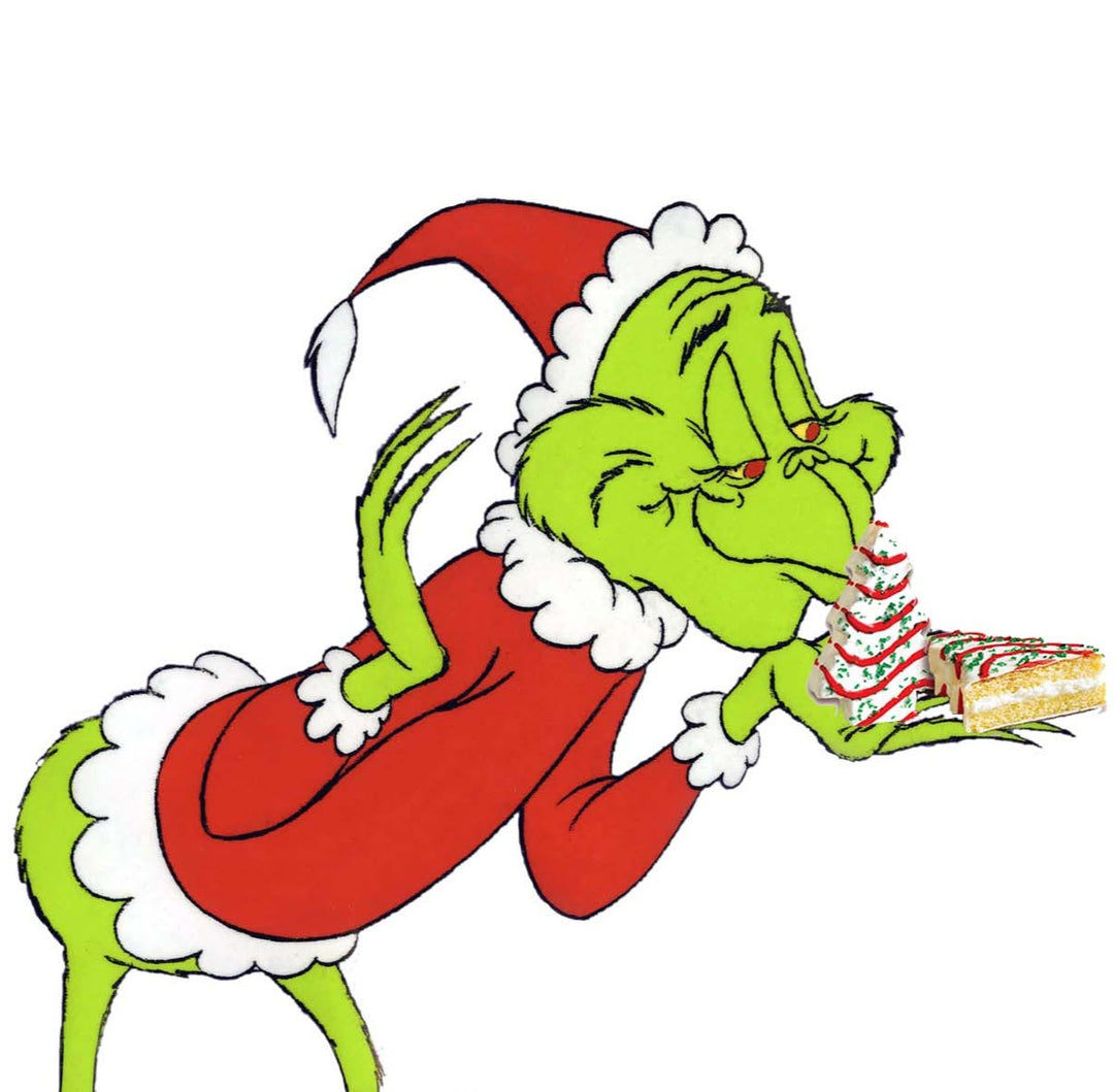 Grinch Brought Debbie Cakes For The Party