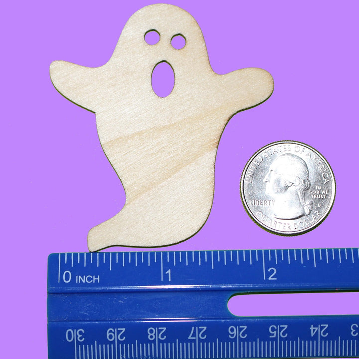 Ghost Halloween Laser Cut Wood Shapes