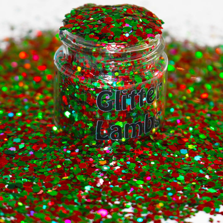 Have A Holly Jolly Christmas Glitter by GlitterLambs.com