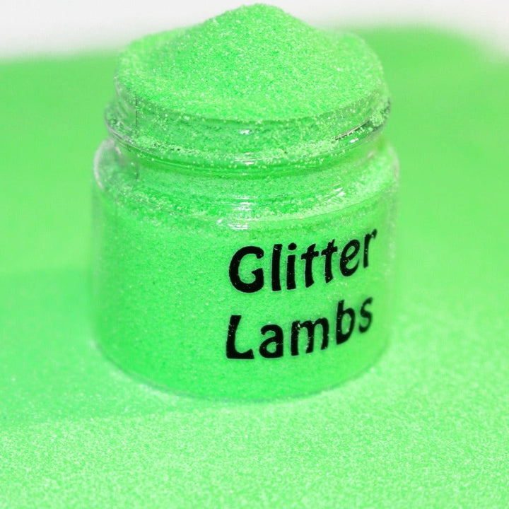 Honeydew Ice Pop Biodegradable Glitter Lime Neon Green .008 by GlitterLambs.com