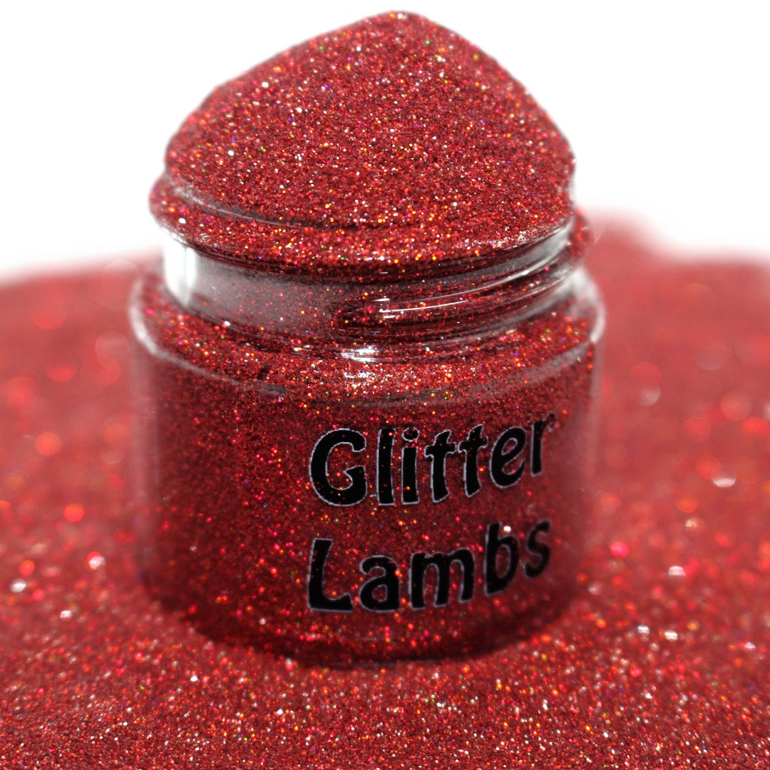 Little Red Riding Hood Holographic Glitter by GlitterLambs.com Size is .004