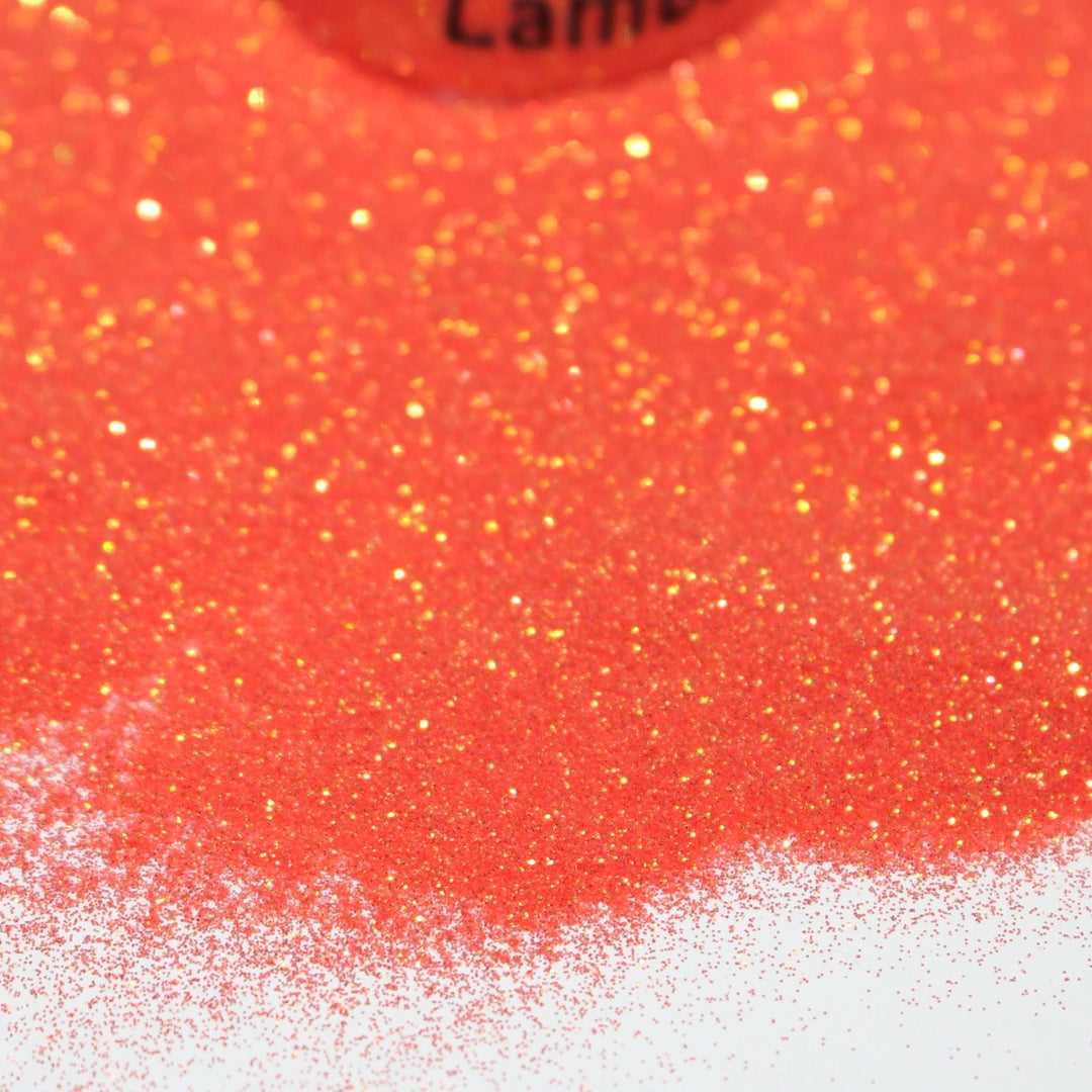 Mia Tia Snow Cone Orange Cosmetic Iridescent Glitter (.004) by GlitterLambs.com