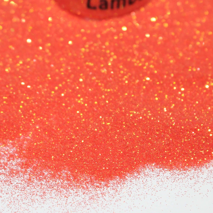 Mia Tia Snow Cone Orange Cosmetic Iridescent Glitter (.004) by GlitterLambs.com