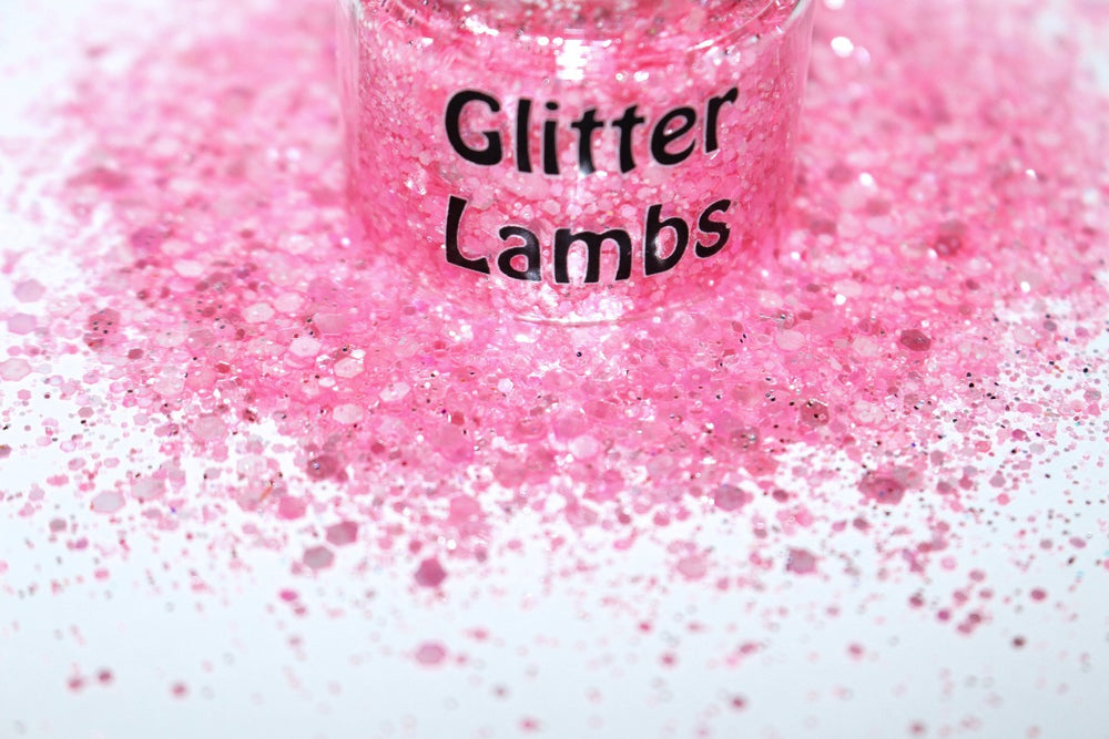 My Unicorn Baked Me Cupcakes Pink Glitter by GlitterLambs.com For arts and crafts, nails, resin, diy projects, acrylic pouring, tumbler cups, etc.