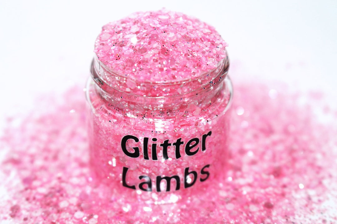 My Unicorn Baked Me Cupcakes Pink Glitter by GlitterLambs.com For arts and crafts, nails, resin, diy projects, acrylic pouring, tumbler cups, etc.