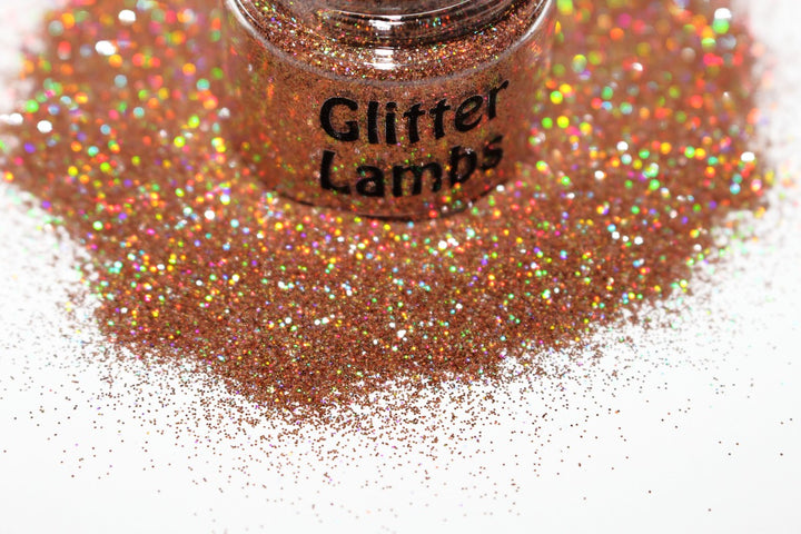 Peanut Brittle House holographic glitter. Size is .008. Great for crafts, nails, resin, etc. by GlitterLambs.com
