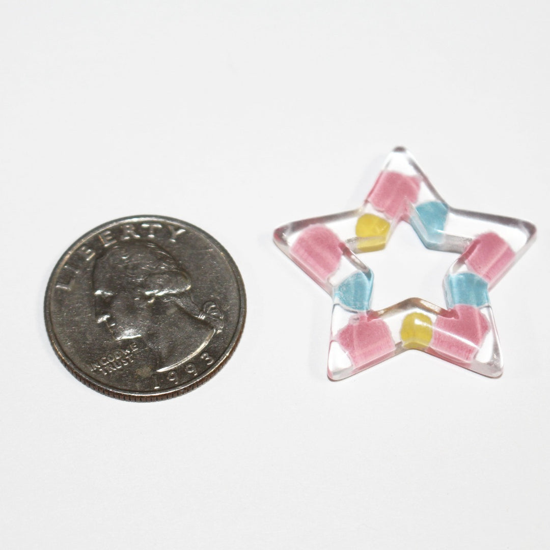 Colorful Resin Star Charm