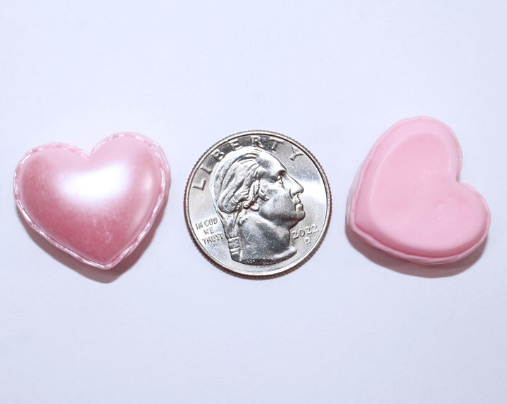Pink Heart Buttercream Macaron Charm by GlitterLambs.com