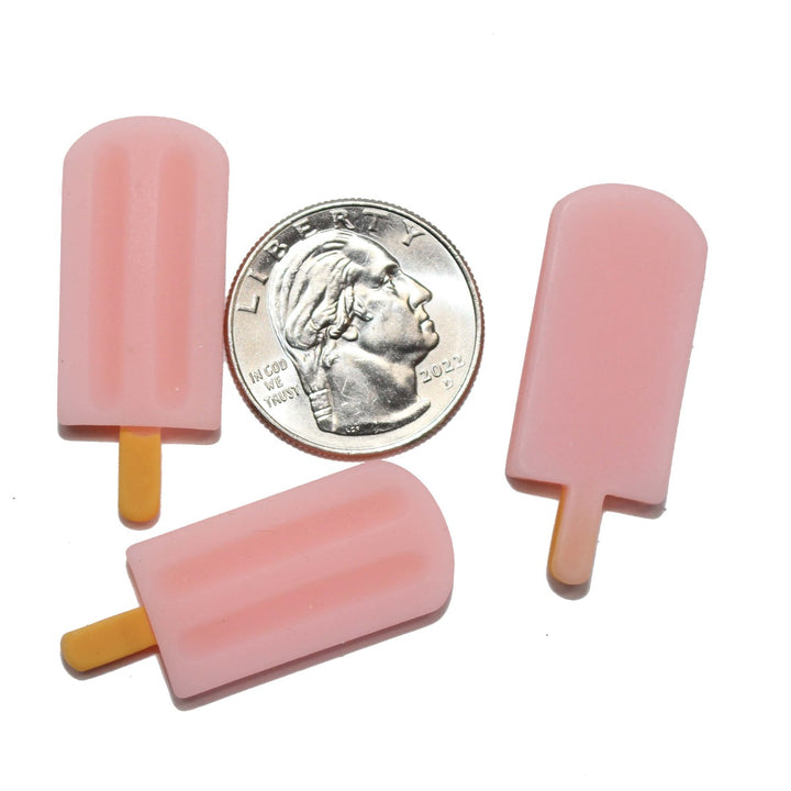 Fake Pink Lollipop Charm by GlitterLambs.com Not edible