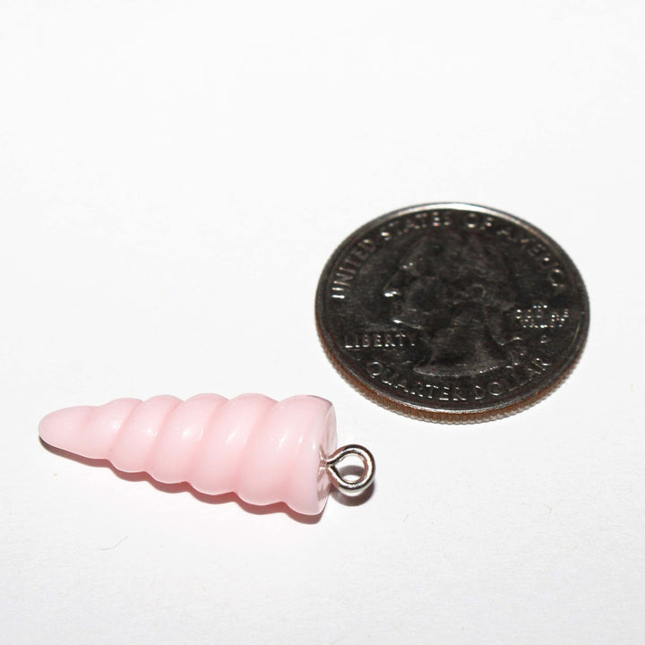 Pink Unicorn Horn Charms by GlitterLambs.com