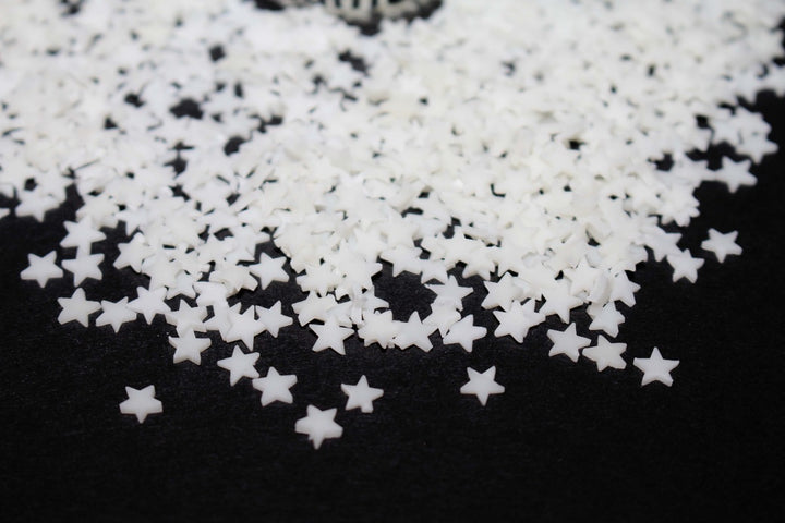 Radioactive Stars Glow In The Dark Clay Sprinkles by GlitterLambs.com