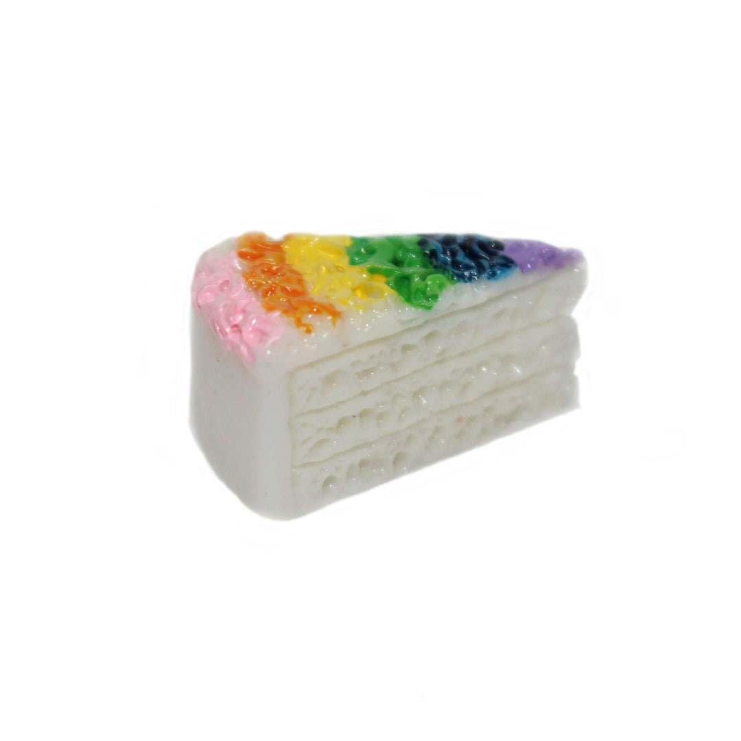 Rainbow Cake Charm by GlitterLambs.com