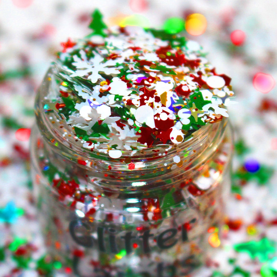 Rockin' Around The Christmas Tree Glitter by GlitterLambs.com