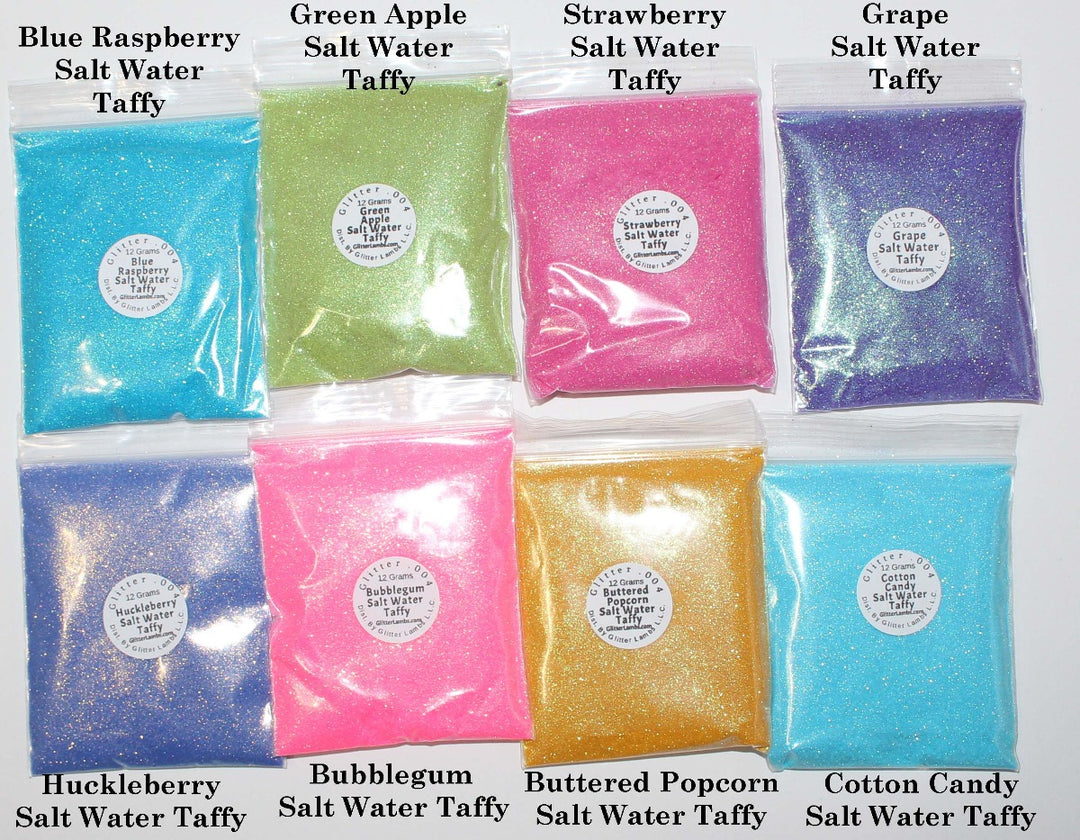 Bubblegum Salt Water Taffy Glitter by GlitterLambs.com