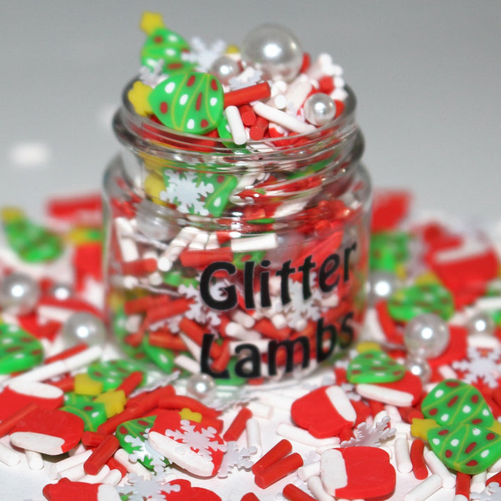 Santa's Workshop Christmas Clay Sprinkles by GlitterLambs.com