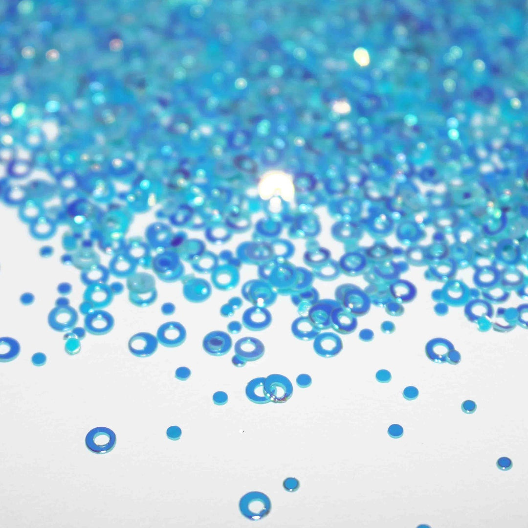 Sink Water Blue Glitter by GlitterLambs.com
