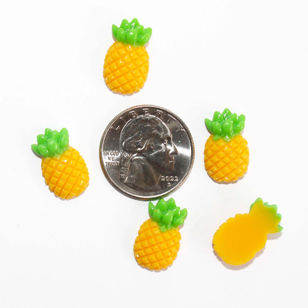 Summer Pineapple Charms by GlitterLambs.com