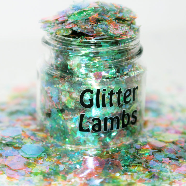 Swamp Mermaid Glitter.  Great for nails, crafts, resin, etc. by GlitterLambs.com