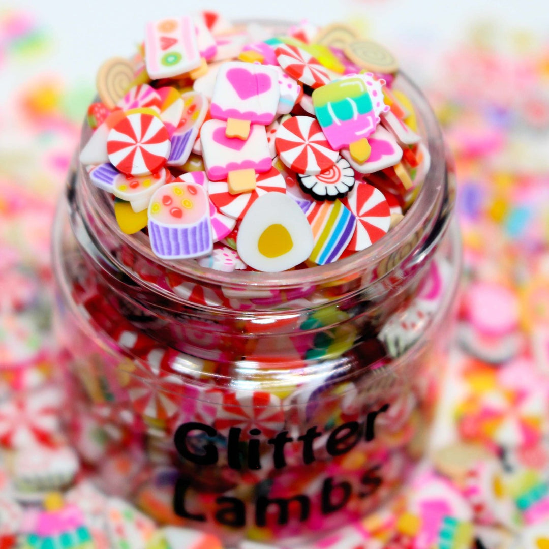 Sweets For My Sweet Valentine's Day Shaker Bits Clay Sprinkles by GlitterLambs.com