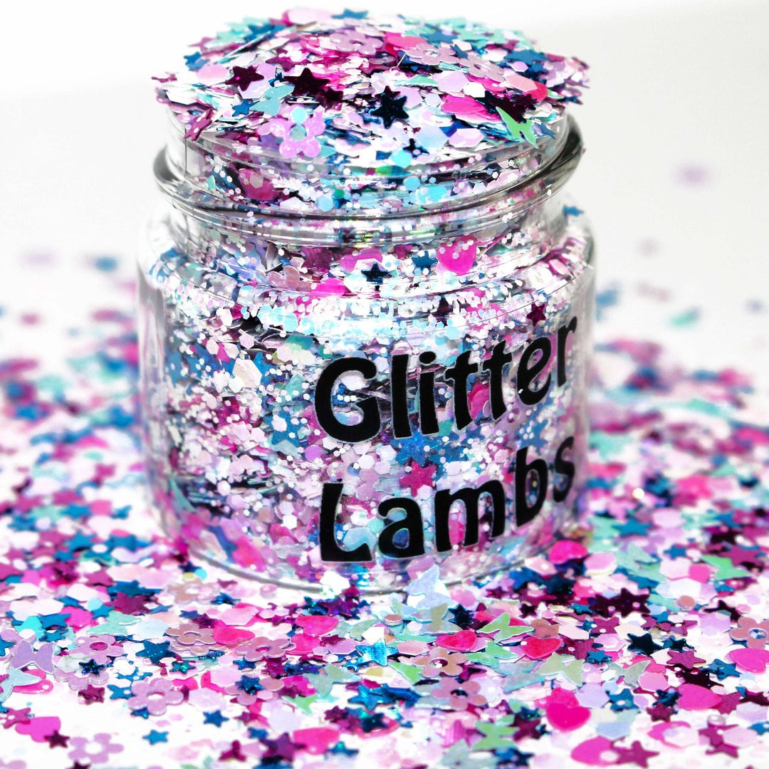 Winter Plum Fairies Glitter by GlitterLambs.com