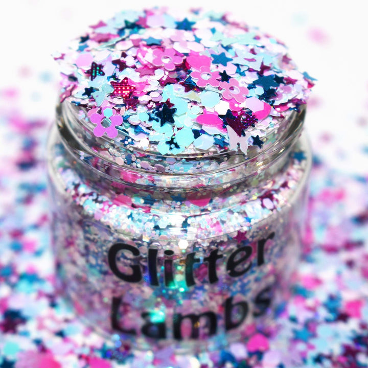 Winter Plum Fairies Glitter by GlitterLambs.com