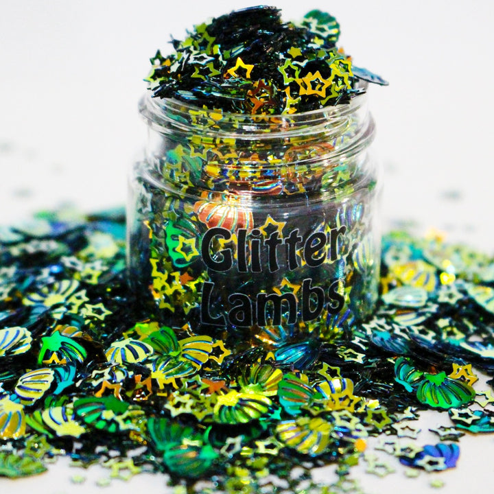Zombie Mermaid Glitter. Great for crafts, resin, body, hair etc. by GlitterLambs.com